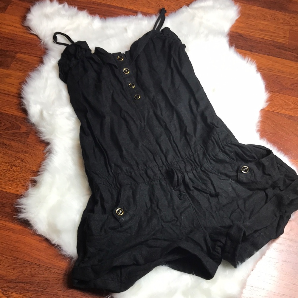 Ladies Black Romper